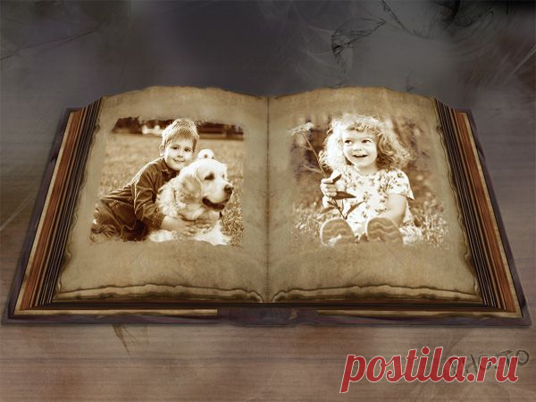 Funny.Pho.to - Выберите фотографию для подстановки в фото шаблон Old Photo Book.