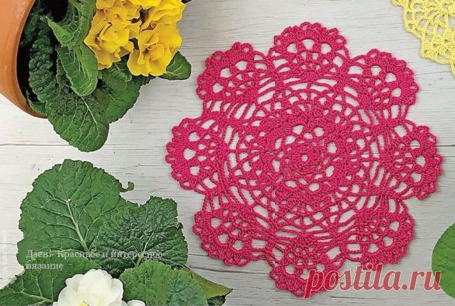 Бордюры, салфетки, кайма, связанные крючком в филейной технике | Красивое и интересное вязание | Яндекс Дзен