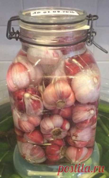 Моченый чеснок как рыночный : Разное