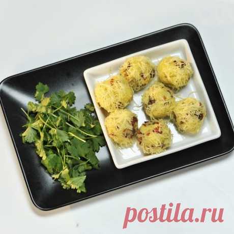 Картофельные ёжики в сыре