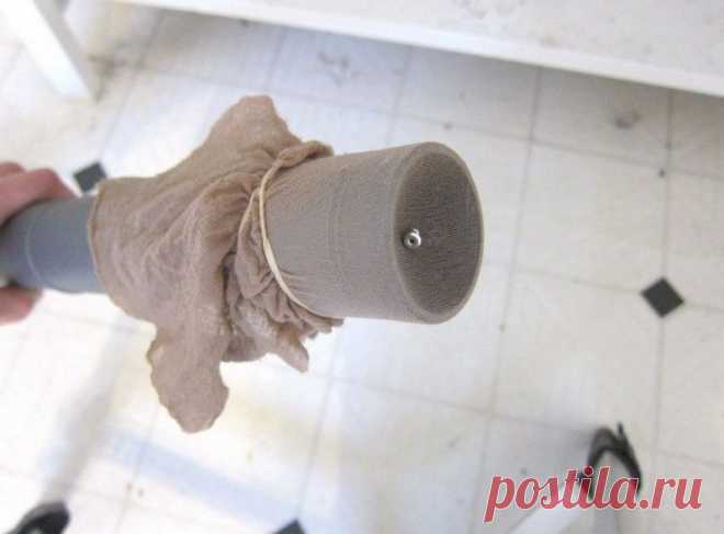 Необычное применение испорченным колготкам