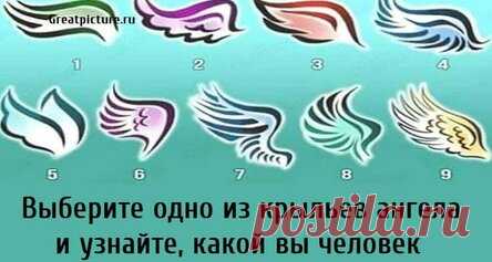Выберите одно из крыльев ангела и узнайте, какой вы человек