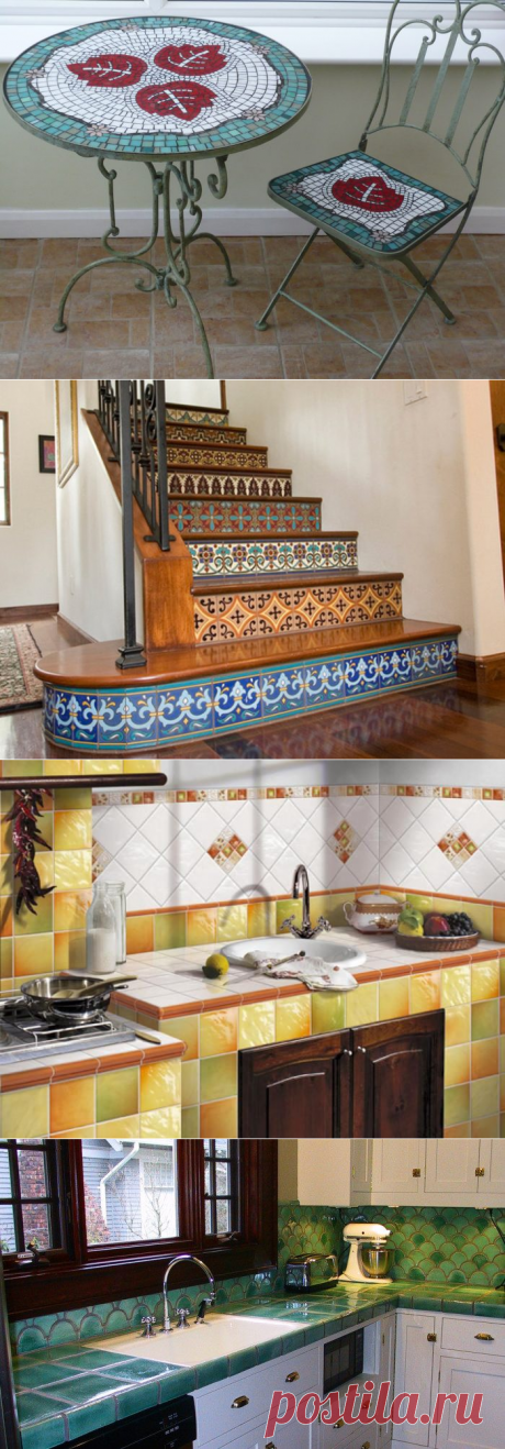 Необычное использование обычного кафеля / Я - суперпупер