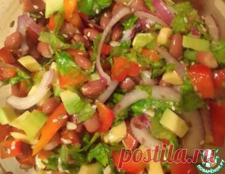 Салат с авокадо и овощами – кулинарный рецепт