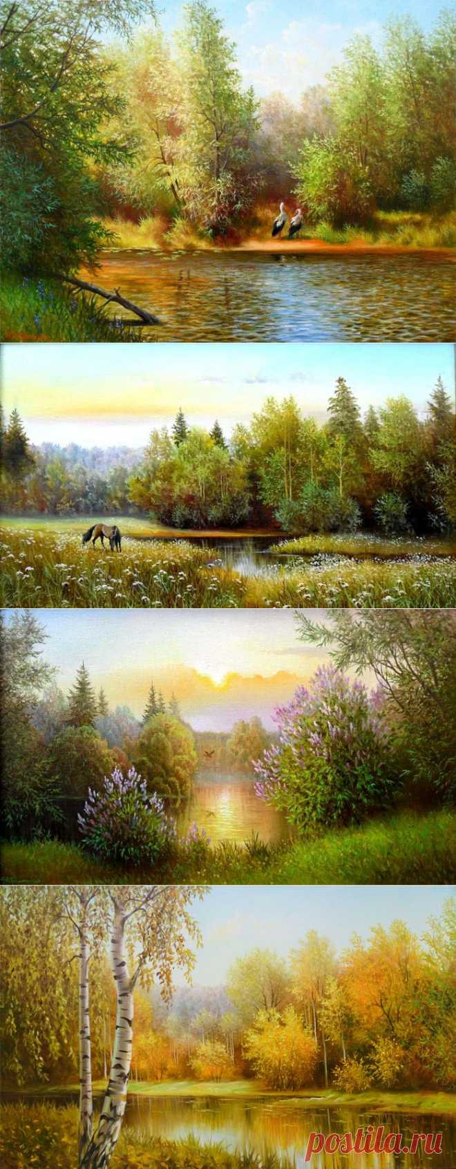 Лето,осень Художник Юрий Корников