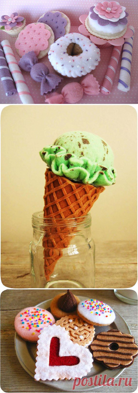 Фетровые вкусняшки.