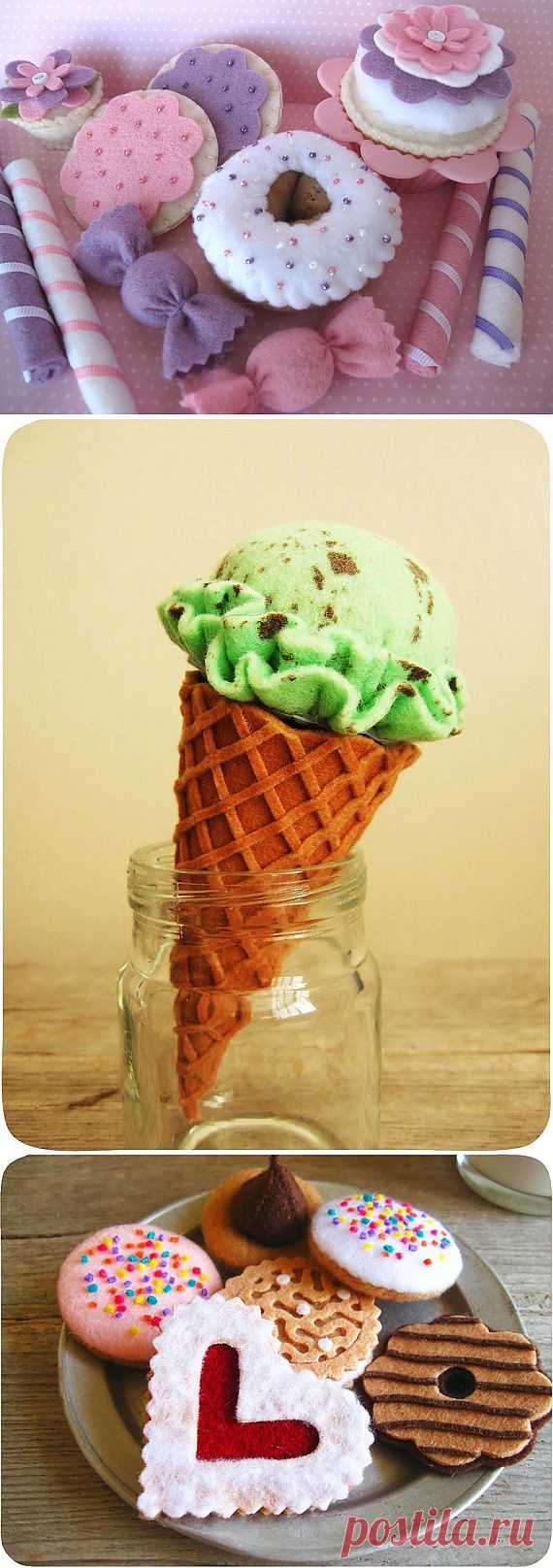 Фетровые вкусняшки.