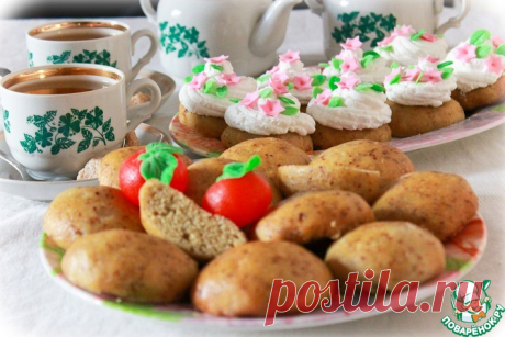 Паровые апельсиново-банановые булочки Кулинарный рецепт