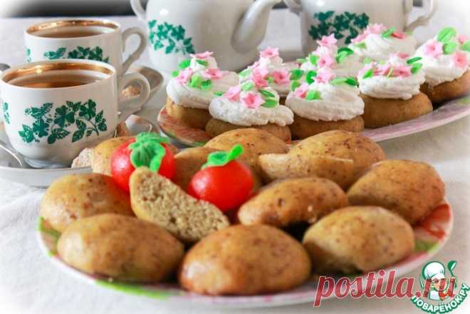 Паровые апельсиново-банановые булочки Кулинарный рецепт