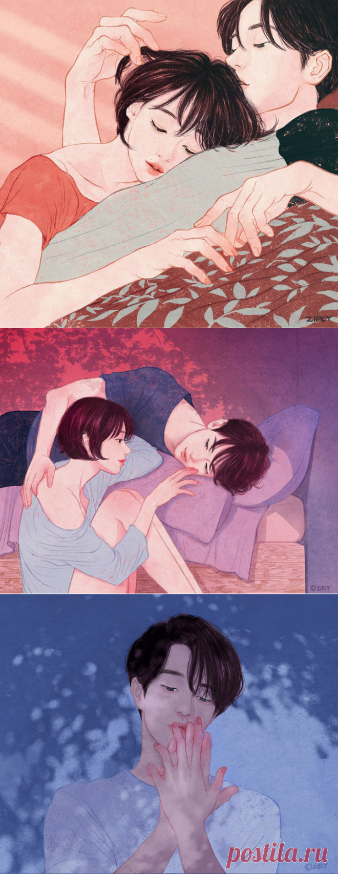 Интимные моменты глазами корейского художника