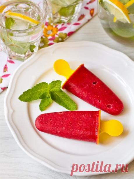 Фруктовый лед &quot;Клубничный мохито&quot; | Вкусный блог - рецепты под настроение