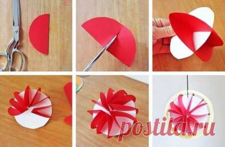 Интересный шар из бумаги