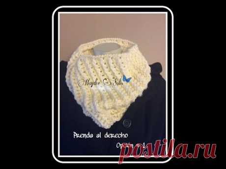 CUELLO TUBULAR A CROCHET - YouTube