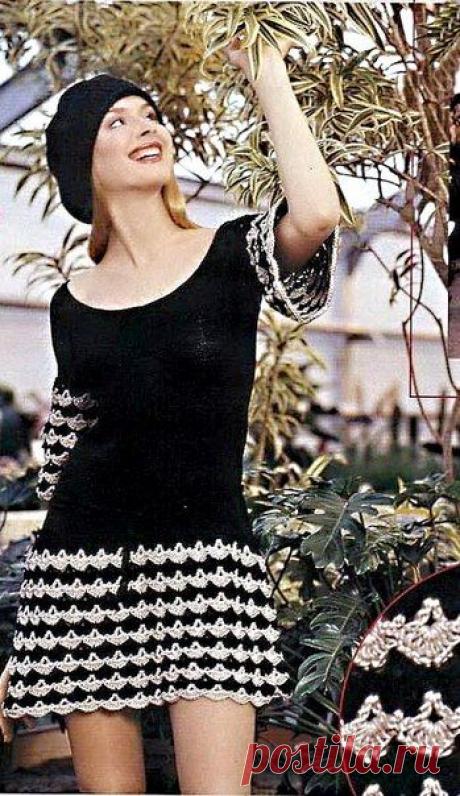 Черно-белое платье - Платье.Сарафан