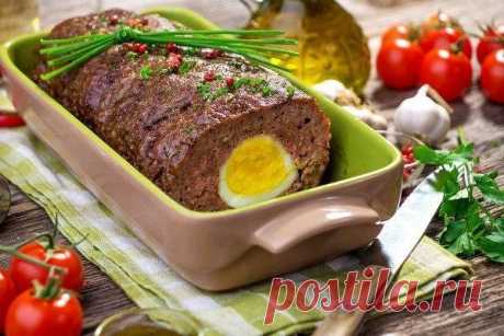 МЯСНОЙ ХЛЕБЕЦ С ВАРЕНЫМ ЯЙЦОМ | Самые вкусные кулинарные рецепты