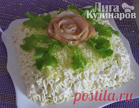 Салат Особенный — рецепт пошаговый от Лиги Кулинаров