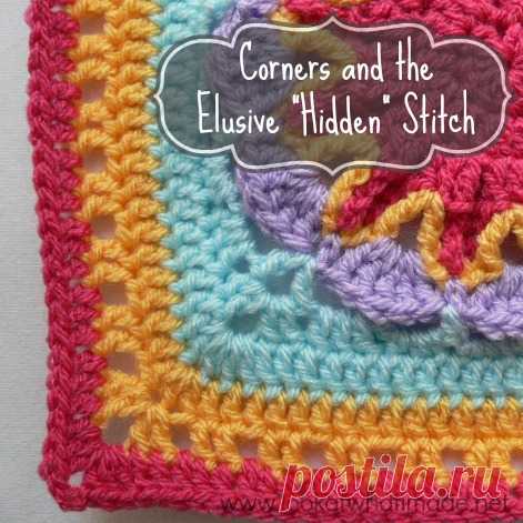 How to Crochet: Corners and the Elusive Hidden Stitch – Look At What I Made