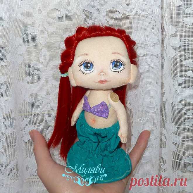 АВТОРСКИЕ КУКЛЫ И ТЕДДИ 👸🐘 в Instagram: «Дом нашла. Русалочка, рост 17 см, ручки и ножки подвижны. Вся одежда сьемная. 2300 + доставка. #milyavy #миляви #Милявочки #милявки»