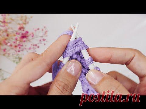 ПОДРУЖКИ В ВОСТОРГЕ 😱 от такой вязки! Узор Спицами Двойная бриошь. Вязание спицами