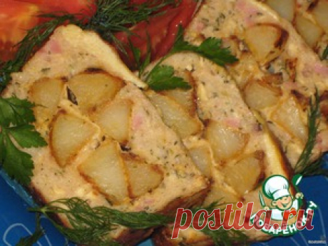 Куриная &quot;Буханочка&quot; с печеным картофелем - кулинарный рецепт