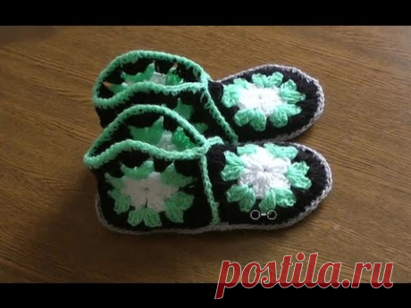 Тапочки крючком