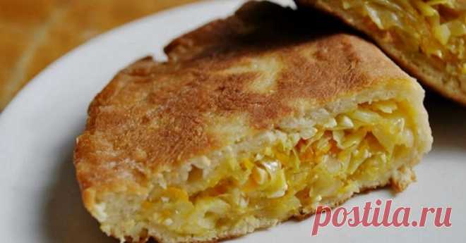 Шарлотка с капустой