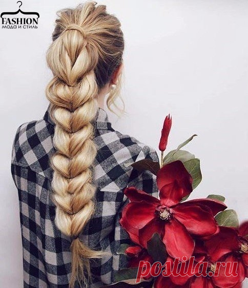 Коса на резинках! Самая популярная прическа сезона