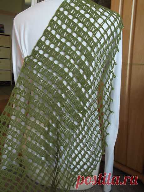 Ravelry: Aero Туниса Филе кружева Wrap модель по Vashti Браги
