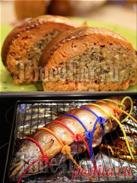 Лосось фаршированный белой рыбой | Пора перекусить!