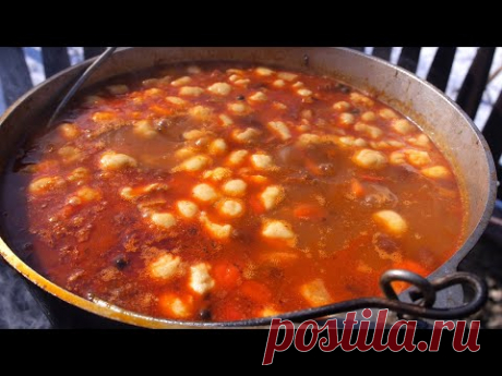 Этот Бограч всегда получается вкусный! Домашний рецепт бограча в казане на огне. Закарпатский бограч