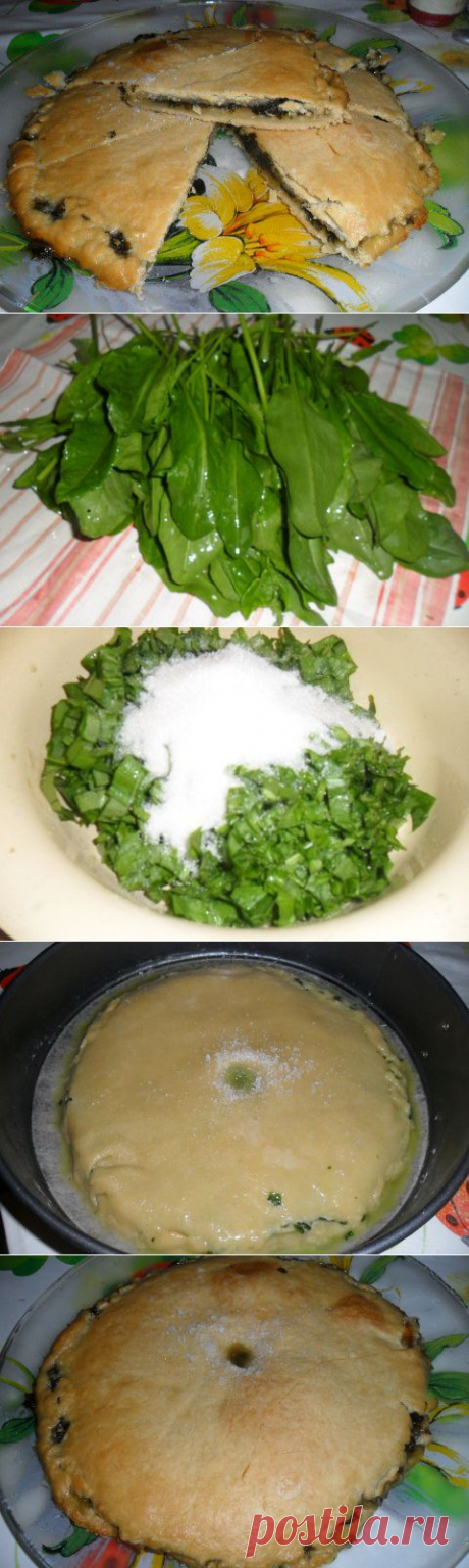 (+1) - Вкусный пирог с щавелем!!!!! | Любимые рецепты