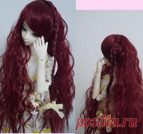 Ткани и шерсть для игрушек,кукол Тильд и др.
прическа из тресс