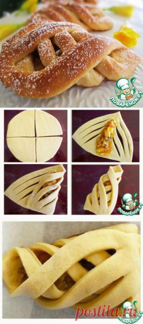 Булочки с грушевой начинкой - кулинарный рецепт