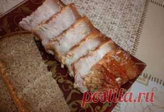 Очень вкусное сало в мультиварке