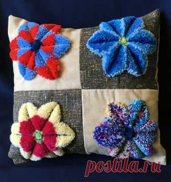 German Tufted Wool Embroidery (aka Amish Stumpwork or Plushwork) » Knitting-and.com Free photo tutorial on working Amish stump work embroidery. Also known as German tufted embroidery, plush work, and chenille work, among others.