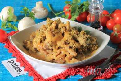 Курица с грибами и брокколи в мультиварке - рецепт для мультиварки - patee.ru