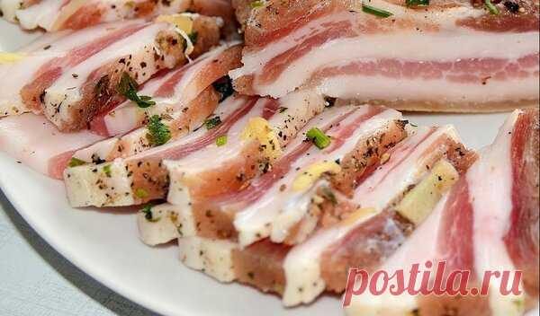 Сало горячего посола. Деревенский деликатес | MASTER-FISHER.RU | Яндекс Дзен