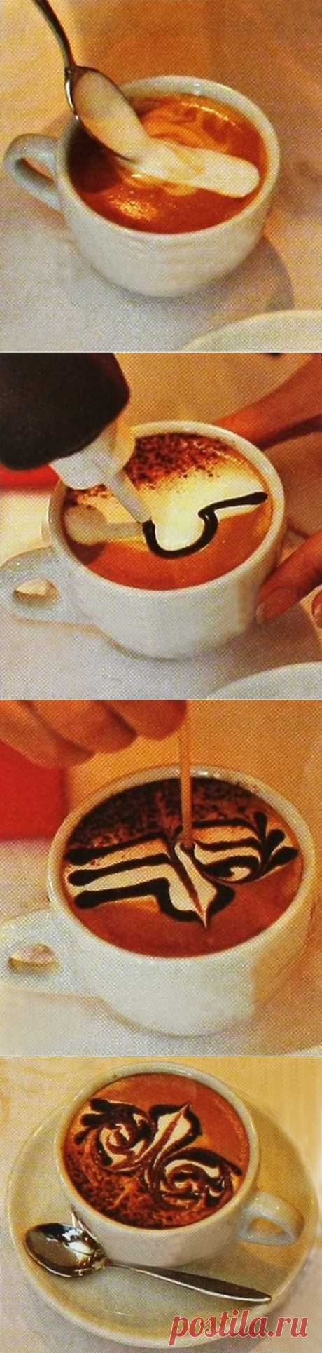 Как нарисовать Тадж-Махал на капучино - Coffee-klatsch.ru - За чашкой . Рецепты кофе. Способы приготовления кофе. Посуда для кофе