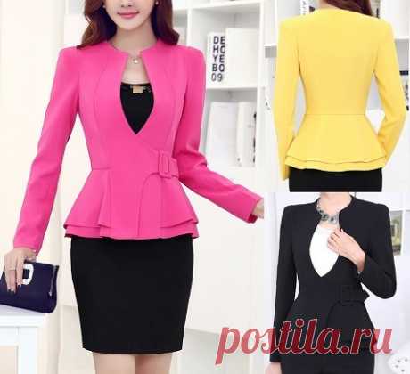 Blazer Peplum com fivela | DIY - molde, corte e costura - Marlene Mukai