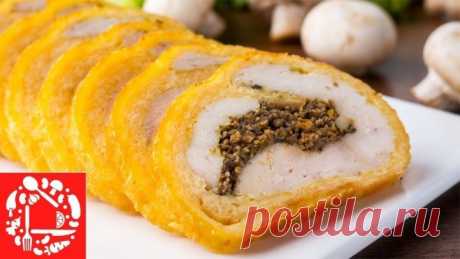Невероятно вкусный закусочный рулет! Съедается молниеносно! Новогодний стол