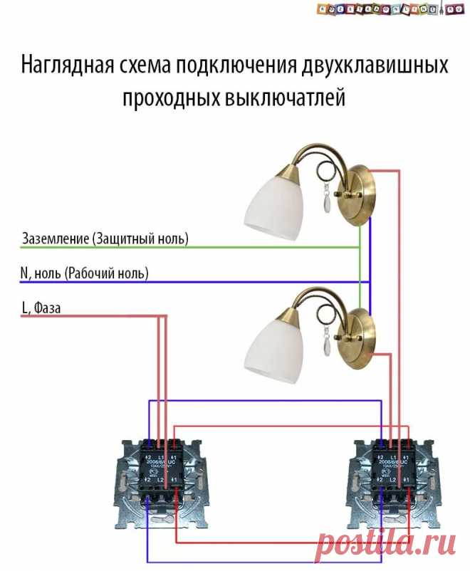 схема соединения светильника с выключателем реверсная: 13 тыс изображений найдено в Яндекс.Картинках