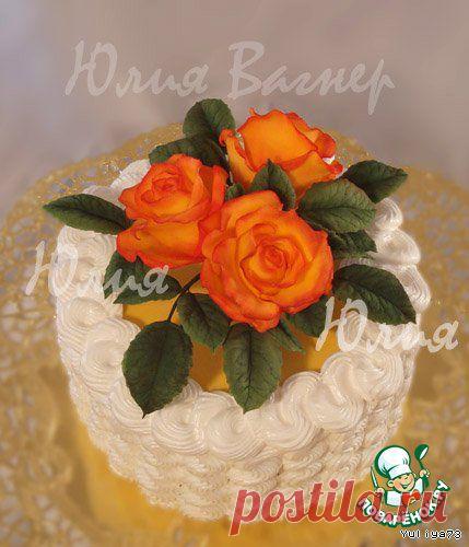 Белковый заварной крем - кулинарный рецепт