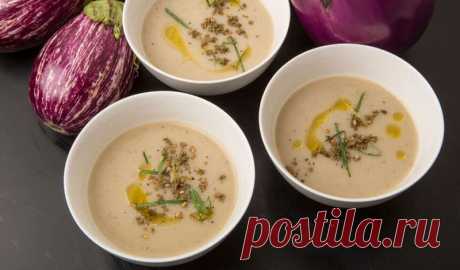 КРЕМ-СУП ИЗ ЗАПЕЧЕННЫХ БАКЛАЖАНОВ | Вкусные рецепты