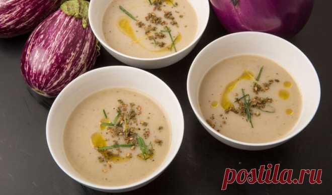 КРЕМ-СУП ИЗ ЗАПЕЧЕННЫХ БАКЛАЖАНОВ | Вкусные рецепты