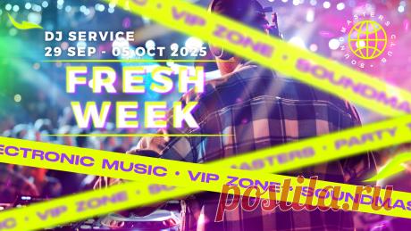 (1) NEW - Fresh Week DJ Service 29 Sep - 05 Oct 2025 | DJ | SoundMasters | Service