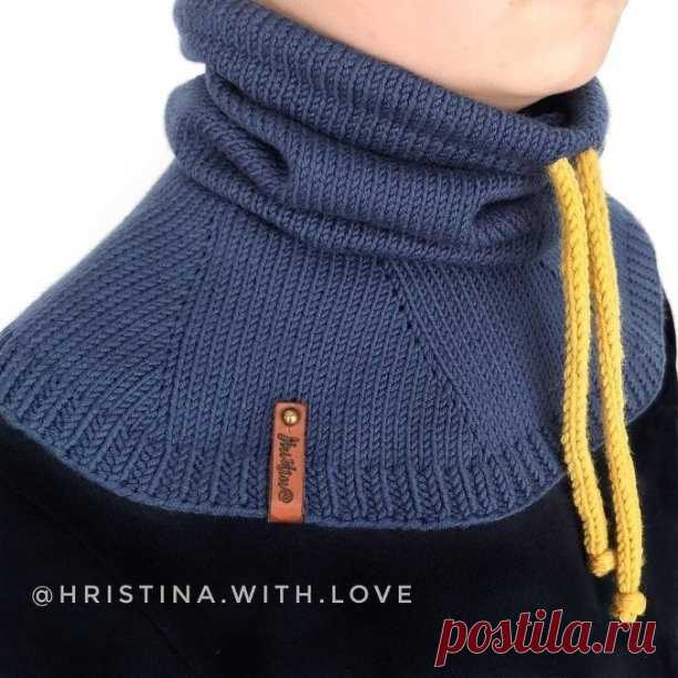 Мужской вариант манишки (Вязание спицами) | Журнал Вдохновение Рукодельницы Он же воротник — хомут, можно называть как нравится смысл от этого не изменится. Очень удобная штука, особенно для мальчишек. Приглашаем всех мастеров к сотрудничеству! - мы с удовольствием опубликуем Ваши работы в самых разных техниках в