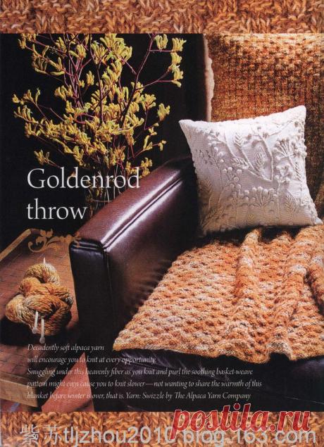 Goldenrod throw 2011