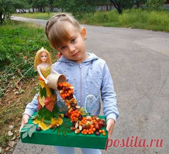Поделка в детский сад.Оцените работу. Красота просто