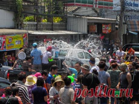 Сонгкран или Тайский Новый год   ★ Отдых, отзывы, фото