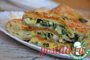 Пирог с луком и яйцом - кулинарный рецепт
